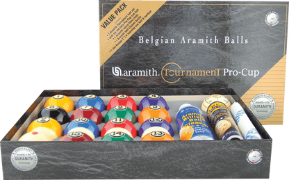 Aramith BBATVP Tournament Pro Cup Value Pack Ball Set - Pool Shark Supply