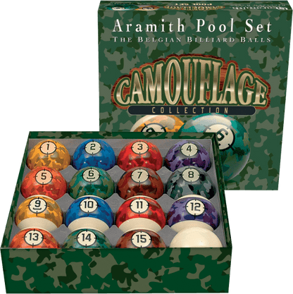 Aramith BBCAM Camouflage Ball Set - Pool Shark Supply