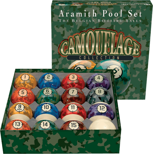 Aramith BBCAM Camouflage Ball Set - Pool Shark Supply