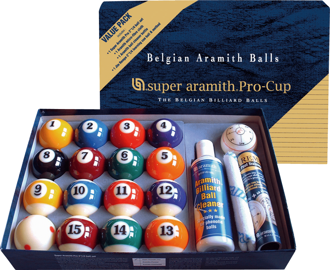 Aramith BBSAPVPK Super Pro Cup Value Pack - Pool Shark Supply