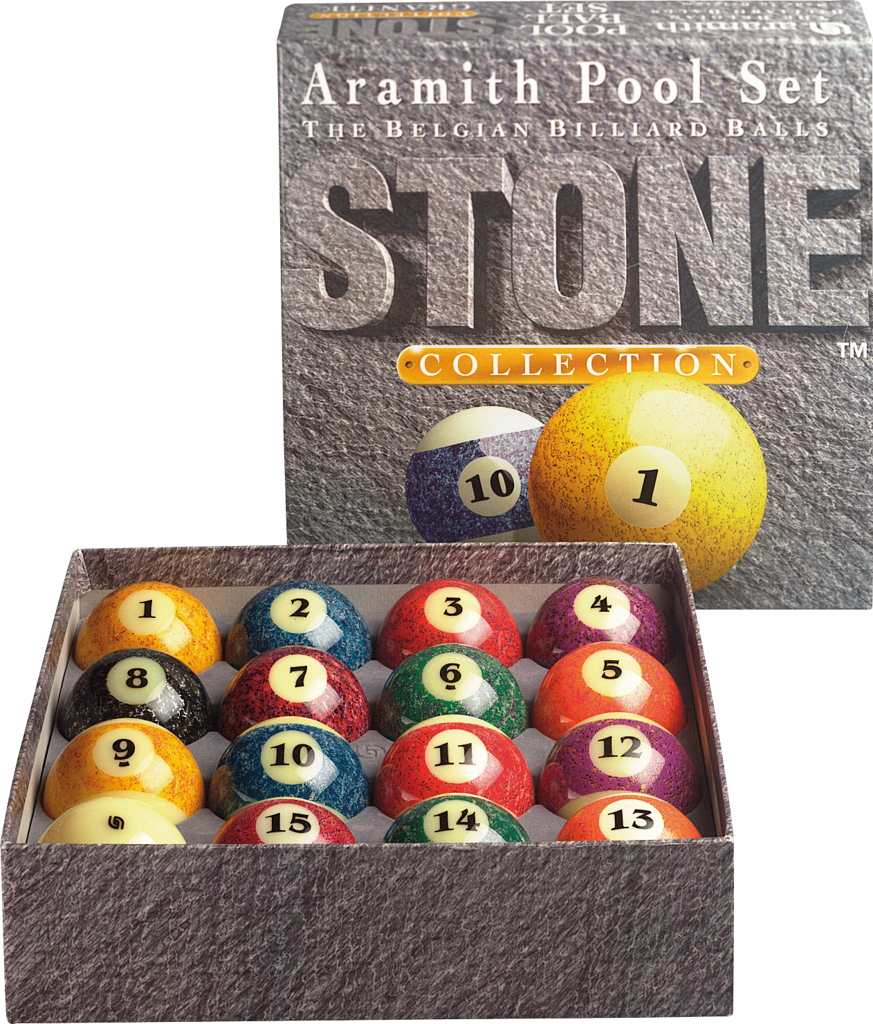 Aramith BBSTN Stone Ball Set - Pool Shark Supply