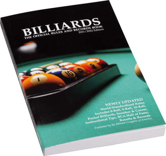 BCA BKBCA Rule Book - Pool Shark Supply