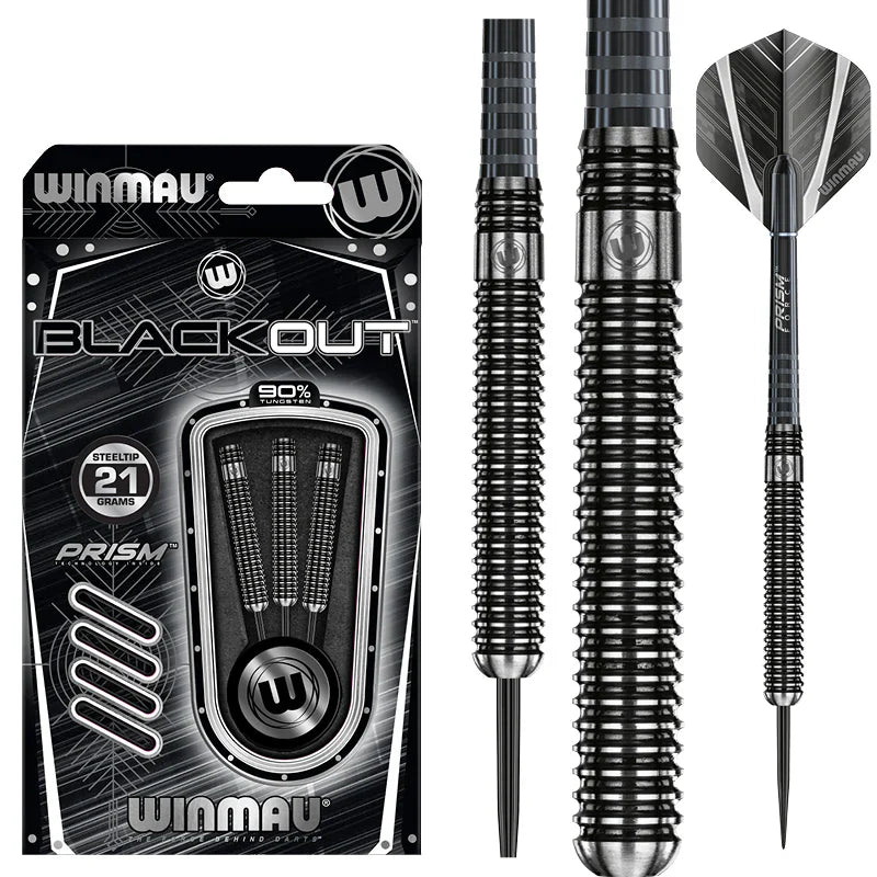 Blackout 1 90% Steel Tip Darts - Pool Shark Supply Pool Shark Supply