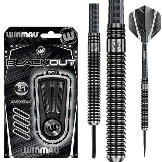 Blackout 1 90% Steel Tip Darts - Pool Shark Supply