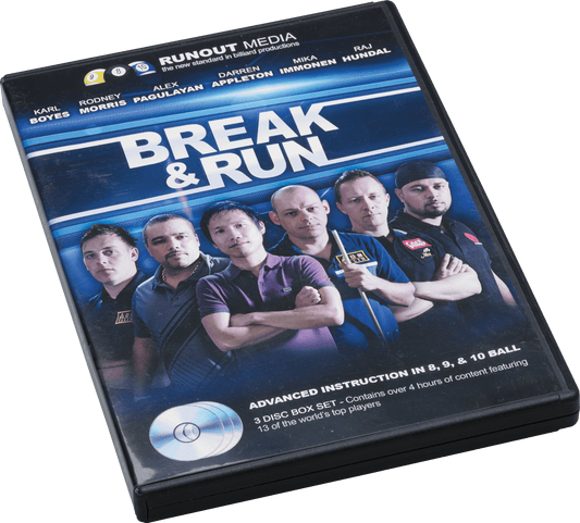 Break & Run DVDBR 3 DVD Set - Pool Shark Supply