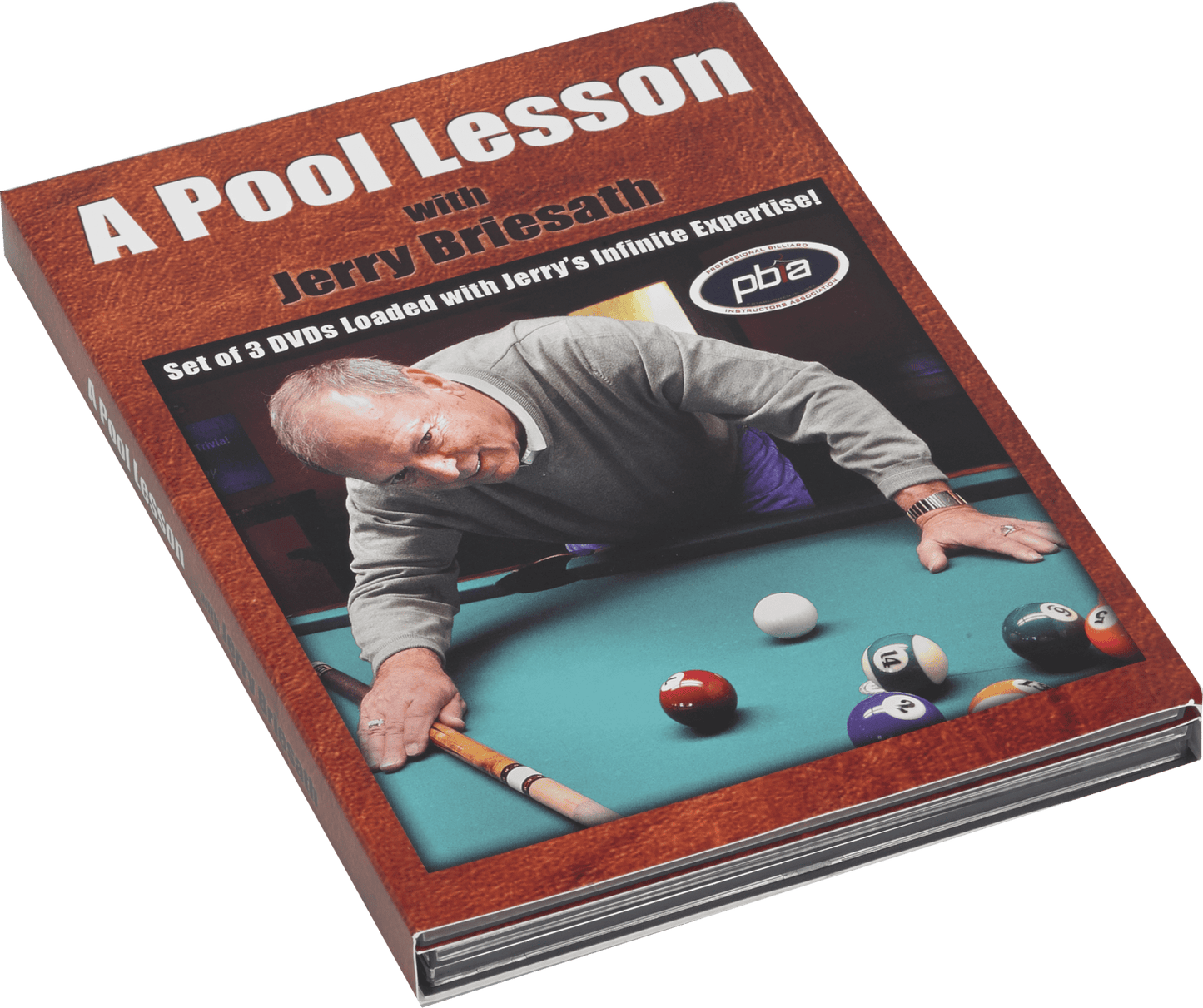 Briesath DVDJB A Pool Lesson w/ Jerry Briesath - Pool Shark Supply Pool Shark Supply