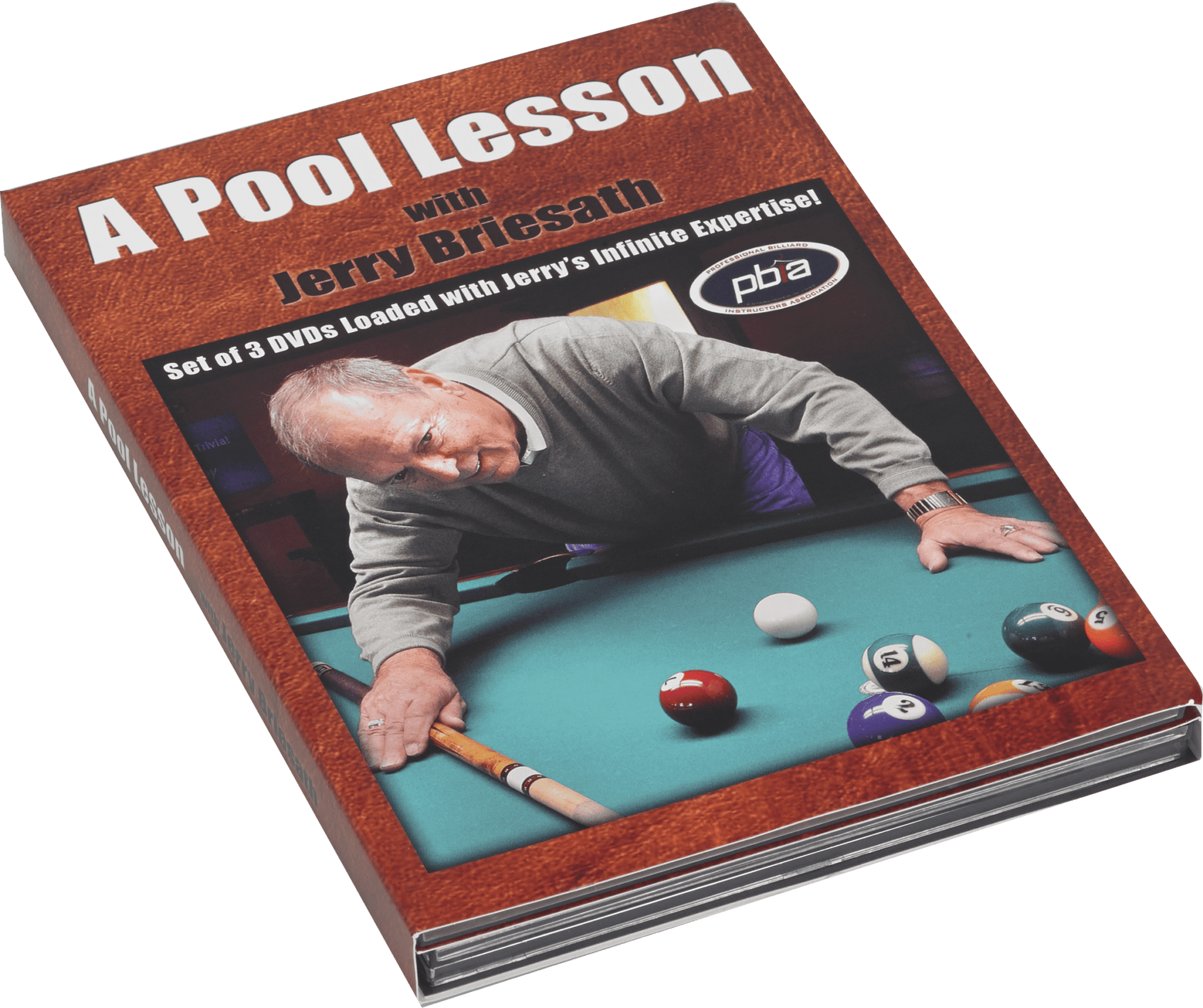 Briesath DVDJB A Pool Lesson w/ Jerry Briesath - Pool Shark Supply