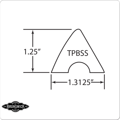 Brunswick TPBSS Super Speed 9ft Cushions (Set of 6) - Pool Shark Supply