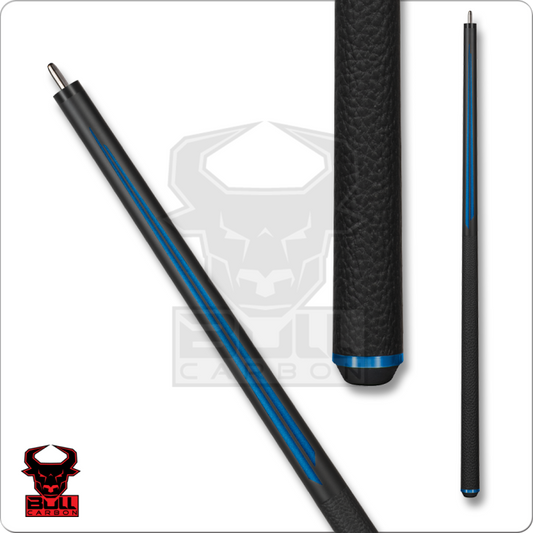 Bull Carbon BCSP3 Blue Split Points cue - Pool Shark Supply