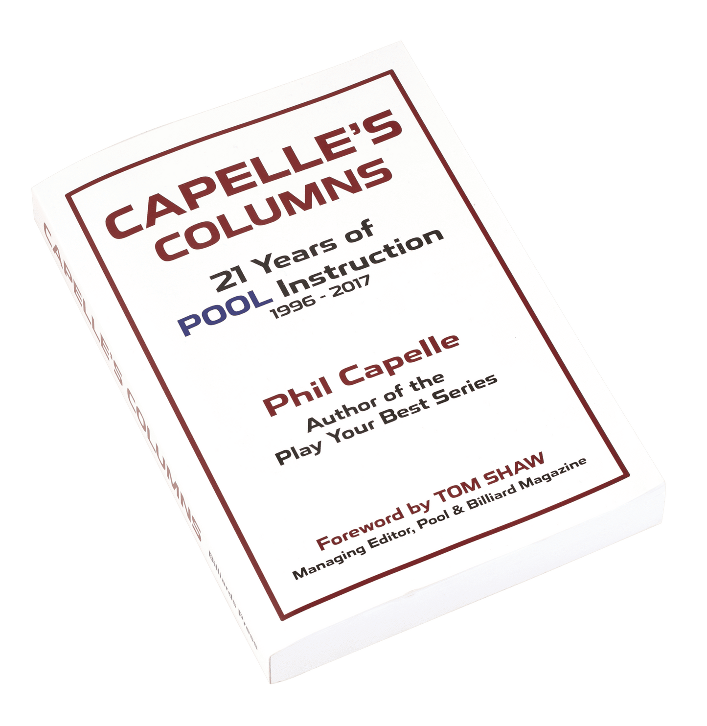 Capelle's BKCC Columns Book - Pool Shark Supply Pool Shark Supply