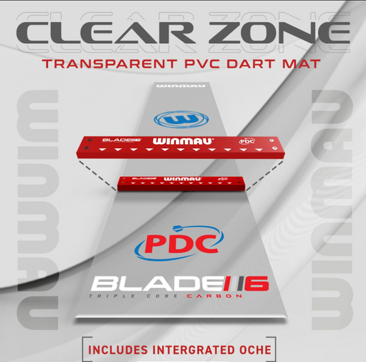 Clearzone PVC Dart Mat with Integrated Oche - Pool Shark Supply