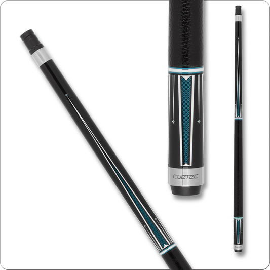 Cuetec Avid Opt-X CT383 Teal Pool Cue - Pool Shark Supply