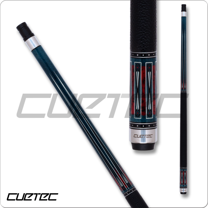 Cuetec CT182LTW Nineball Series Indigo Cue - Pool Shark Supply