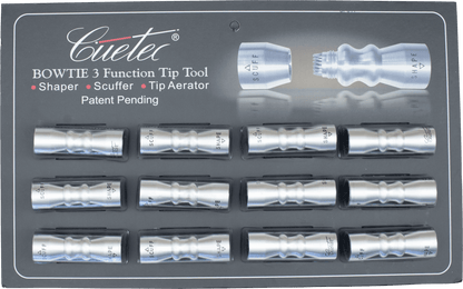Cuetec TTBOW Bowtie Tip Tool - Dealer Display (12 pack) - Pool Shark Supply