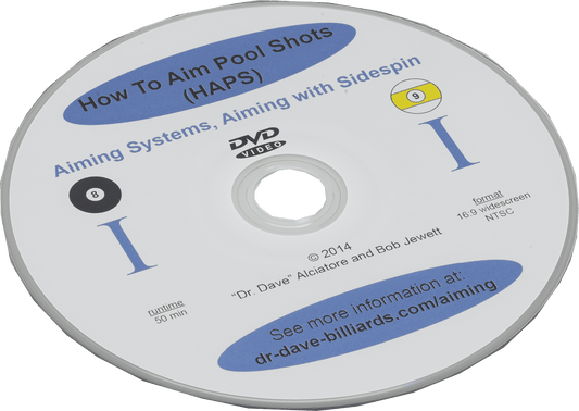 Dr. Dave's DVDHAPS1 How to Aim Pool Shots - Pool Shark Supply