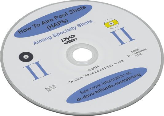 Dr. Dave's DVDHAPS2 How to Aim Pool Shots - Pool Shark Supply