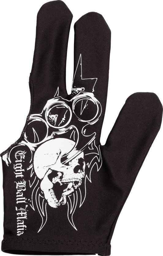 Eight Ball Mafia Brass Knuckles BGLEBM01 Glove - Bridge Hand Left - Pool Shark Supply
