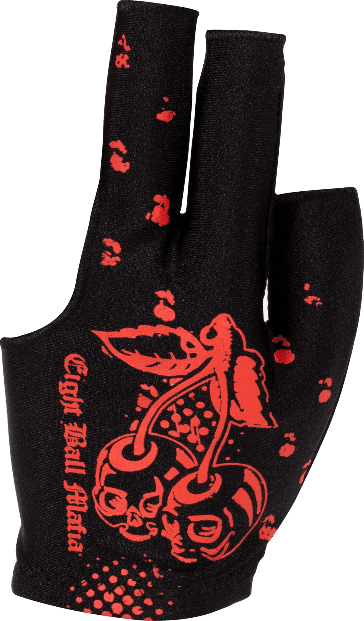 Eight Ball Mafia Cherry Skulls BGLEBM02 Glove - Bridge Hand Left - Pool Shark Supply Pool Shark Supply