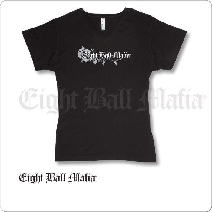 Eight Ball Mafia TSEBM05 T-Shirt - Womens - Pool Shark Supply Pool Shark Supply