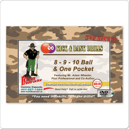 Esposite DISET-D Kick and Bank Drills Set - Pool Shark Supply