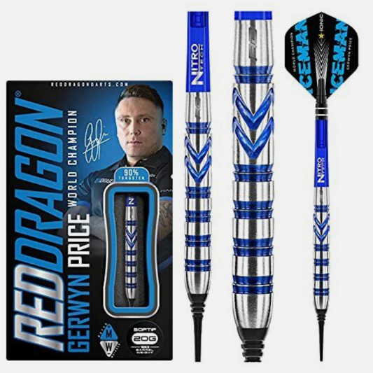 Gerwyn Price Iceman World Championship Soft Tip Darts - Pool Shark Supply