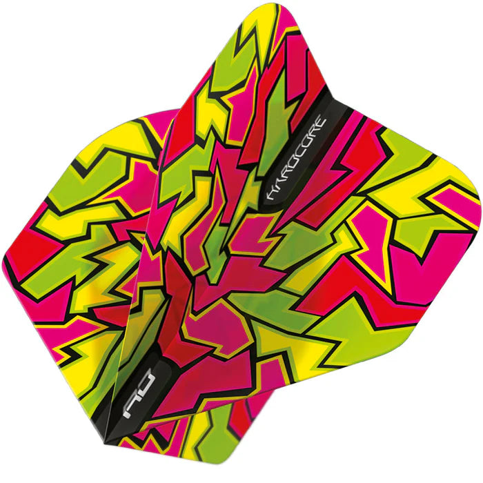 Hardcore Radical Standard Dart Flights - Pool Shark Supply