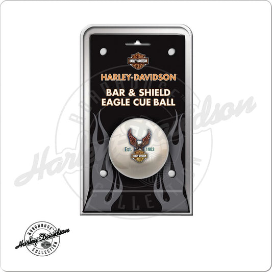 Harley Davidson HDCB Eagle Cue Ball - Pool Shark Supply