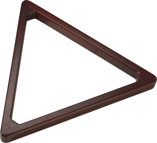 Heavy Duty RK8H Wood Triangle Rack (Various finishes available) - Pool Shark Supply