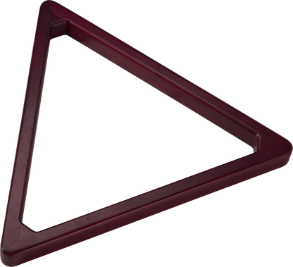 Heavy Duty RK8H Wood Triangle Rack (Various finishes available) - Pool Shark Supply