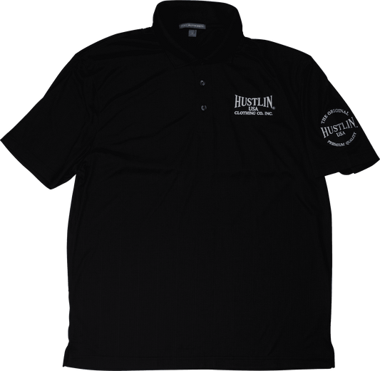 Hustlin USA HUSP01 Mens Polo - Mens - Pool Shark Supply