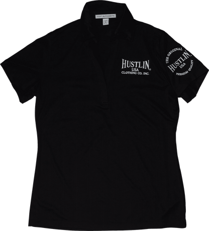 Hustlin USA HUSP03 Ladies Polo - Womens - Pool Shark Supply