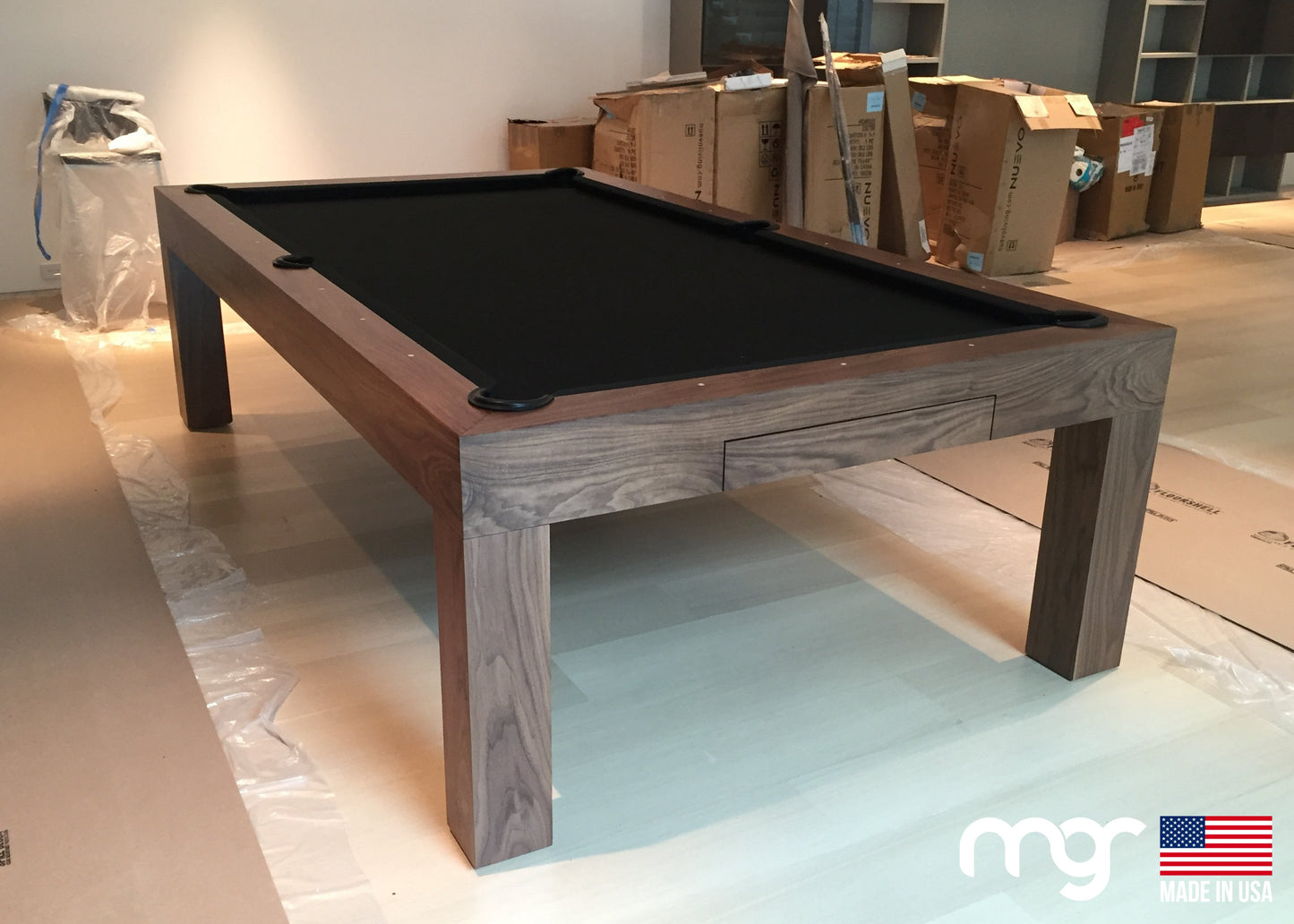 The Modern Raw Solid Walnut - Pool Shark Supply Pool Shark Supply