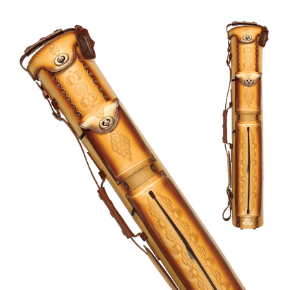 Instroke IST37 Tooled Cue Pool Cue Case - 3x7 - Pool Shark Supply