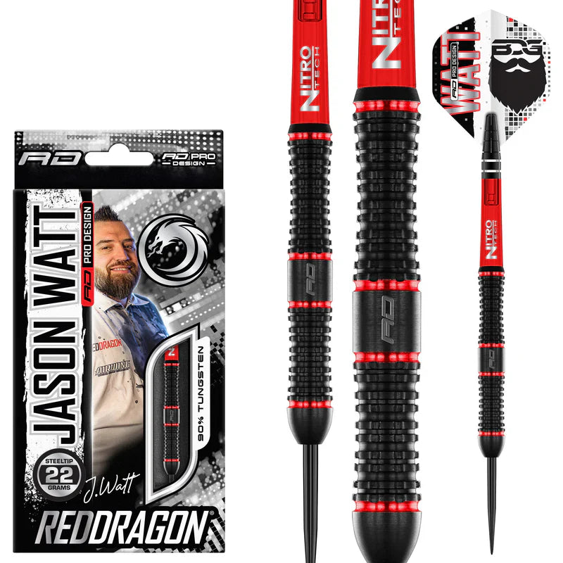 Jason Watt Steel Tip Darts - Pool Shark Supply Pool Shark Supply