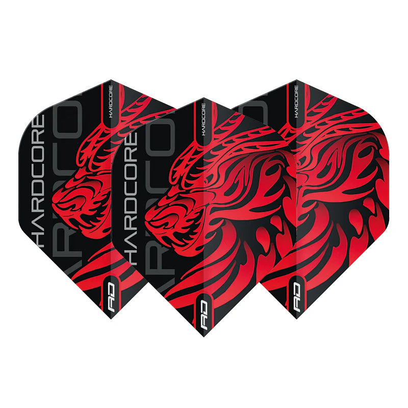 Johnny Clayton Hardcore Dragon Dart Flights - Pool Shark Supply