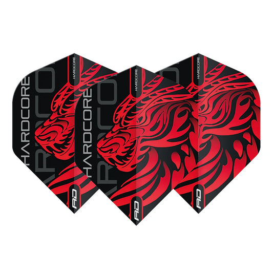 Johnny Clayton Hardcore Dragon Dart Flights - Pool Shark Supply