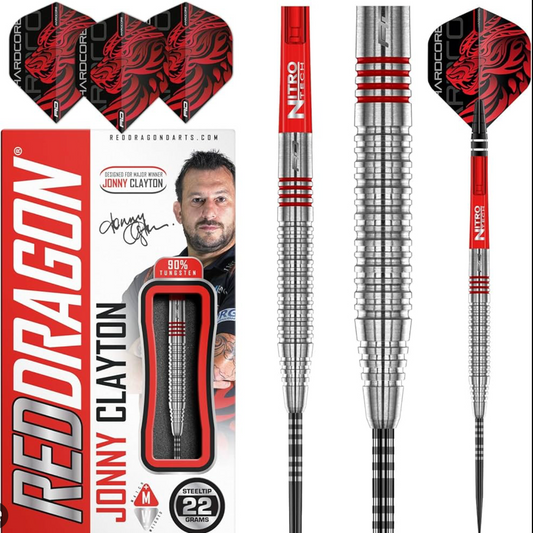 Johnny Clayton Original 2.0 Red Dragon Darts - Pool Shark Supply