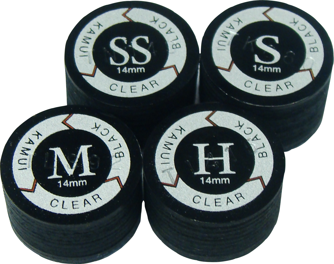 Kamui Clear Black QTKCLRBLK Tip - Single - Pool Shark Supply