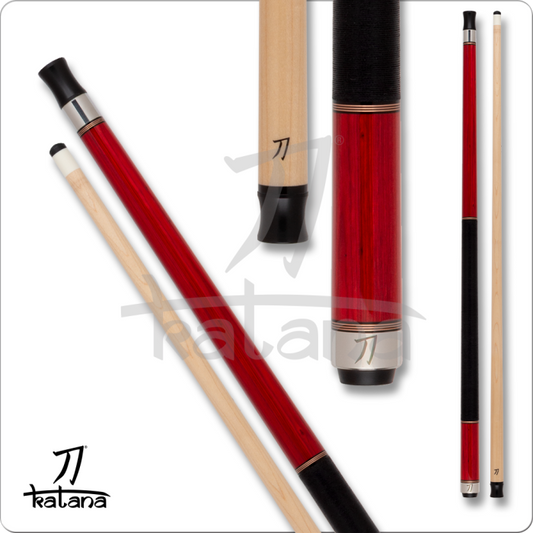 Katana Dragon - KAT2504 - Wood Shaft - Red Cue - Pool Shark Supply