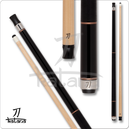 Katana Dragon - KAT2505 - Wood Shaft - Black Cue - Pool Shark Supply