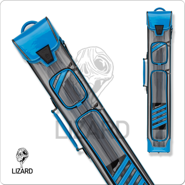 Lizard LXVINT Transparent 2x4 Hard Case - Blue - Pool Shark Supply