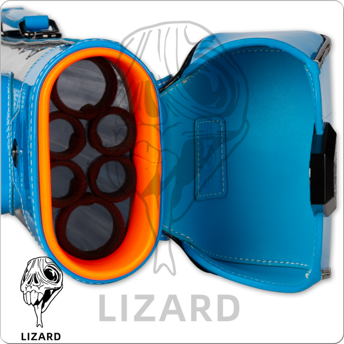 Lizard LXVINT Transparent 2x4 Hard Case - Blue - Pool Shark Supply