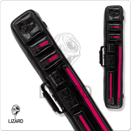 Lizard LXVMBF Vibrant Black & Pink 3x5 Soft Case - Pool Shark Supply