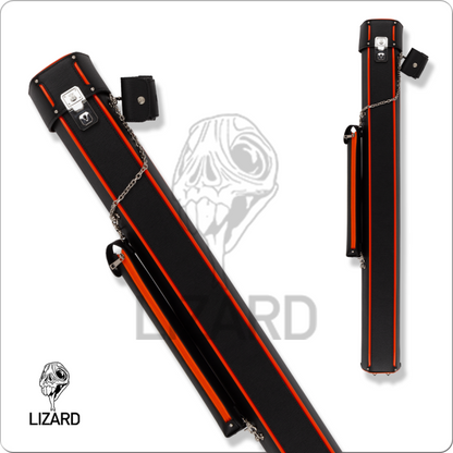 Lizard LXVTUM Tumei 2x3 Hard Case - Black & Orange - Pool Shark Supply