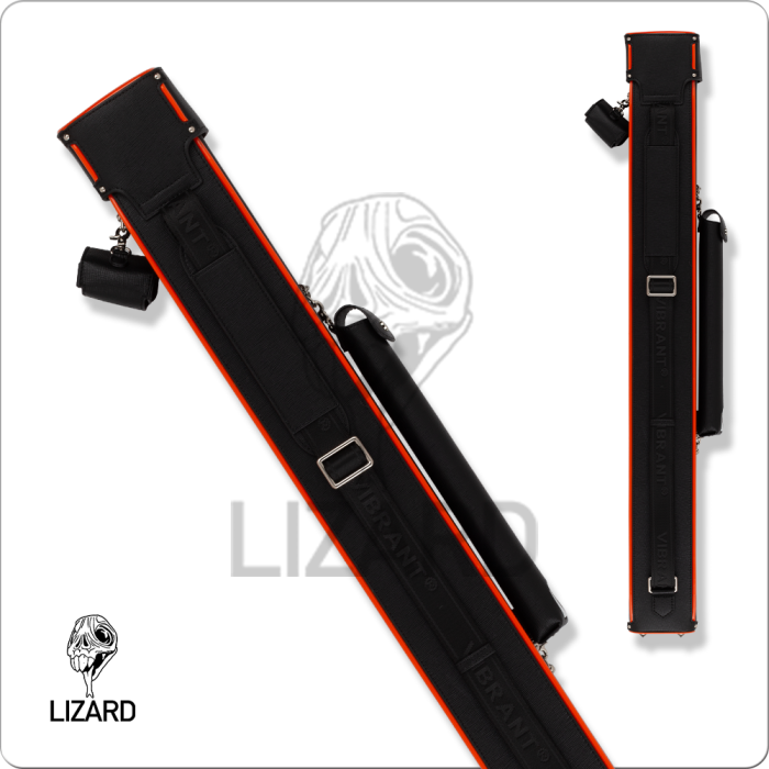 Lizard LXVTUM Tumei 2x3 Hard Case - Black & Orange - Pool Shark Supply Pool Shark Supply
