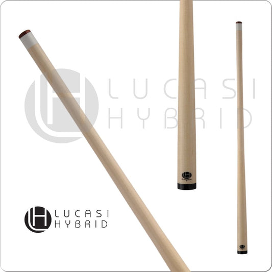 Lucasi LHXSTD Hybrid Standard Pool Cue Shaft - Black Collar - 12.75mm - Pool Shark Supply