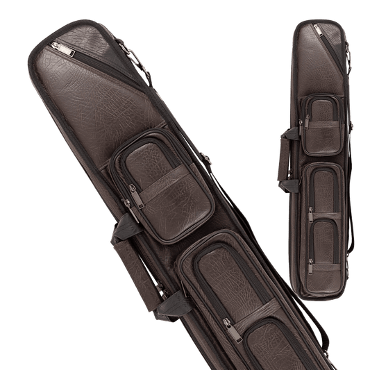 Lucasi- Leatherette LC5 4x8 Soft Pool Cue Case - 4x8 - Pool Shark Supply