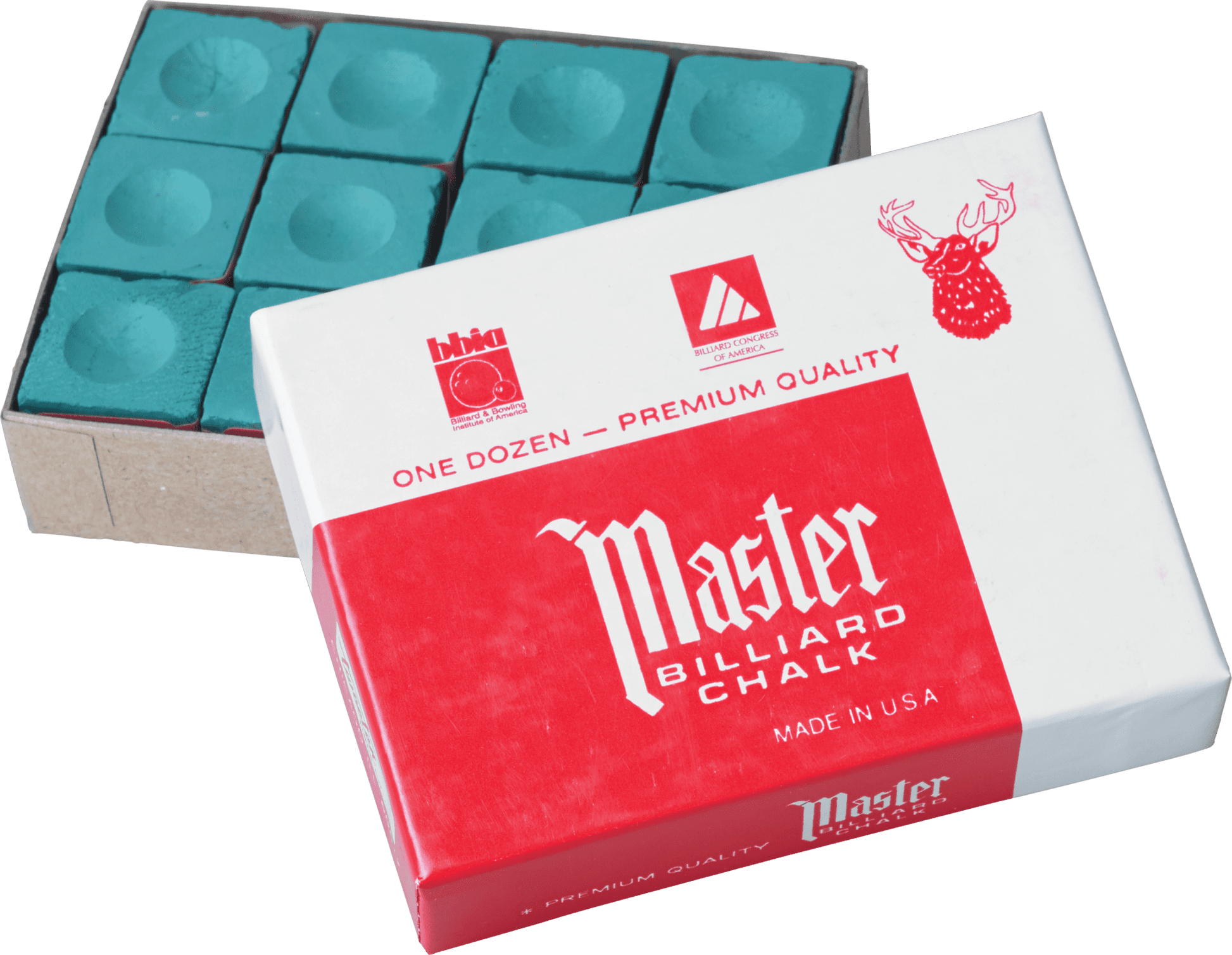 Master CHM12 Chalk - 12pc - Pool Shark Supply