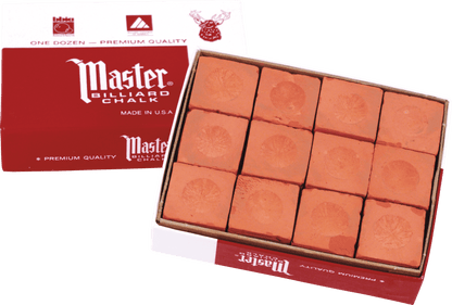 Master CHM12 Chalk - 12pc - Pool Shark Supply