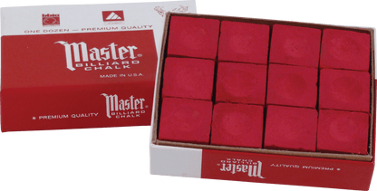 Master CHM12 Chalk - 12pc - Pool Shark Supply